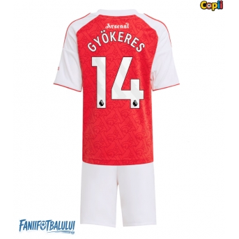 Arsenal Viktor Gyokeres #14 Echipament de Fotbal Replică 2025-26 Copii Acasa (+ Șorturi)